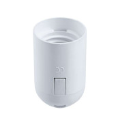 Патрон электрический Е27 пластик белый 71613 NLH-PL 