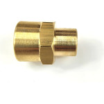 Муфта переходная пневмо 1/2" ВР х 1/4" ВР латунь, Профитт 9275990