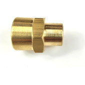 Муфта переходная пневмо 1/2" ВР х 1/4" ВР латунь, Профитт 9275990