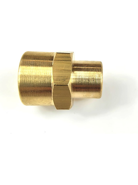 Муфта переходная пневмо 1/2" ВР х 1/4" ВР латунь, Профитт 9275990
