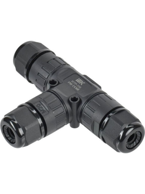 Коннектор IEK кабельный герметичный WTP-106 3 PIN IP68 UWC10-T-016-3-68