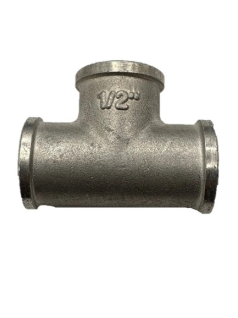 Тройник ВВВ 1/2" 1/2" 1/2" равнопроходной, латунь TIN ELSEN EBF09.12T