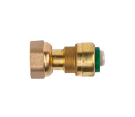 Соединитель с накидной гайкой 1/2"x16 мм ВР Push латунь, Arrowhead 455112