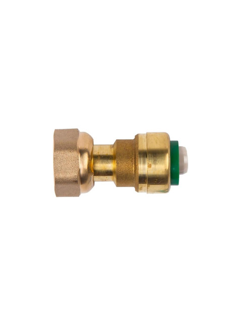 Соединитель с накидной гайкой 1/2"x16 мм ВР Push латунь, Arrowhead 455112