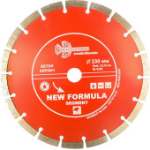 Диск алмазный отрезной Сегментный New Formula (230х22.23 мм) TRIO-DIAMOND S206