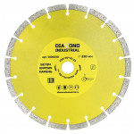 Диск алмазный сегментный по бетону, кирпичу, камню 230 х 10 х 22.23 мм Diamond Industrial DIDS230
