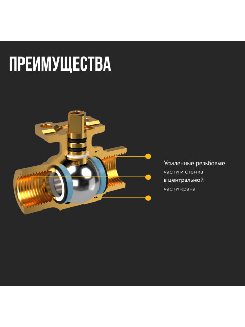 Кран шаровой с электроприводом Stahlmann 3/4F 12В 2282756-4