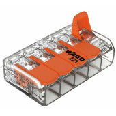 Клемма WAGO 5-проводная 0.5-6мм2 221-615