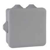 Коробка распределительная 100х100х50мм IP55 (6 вводов) серая, Systeme Electric IMT35091 
