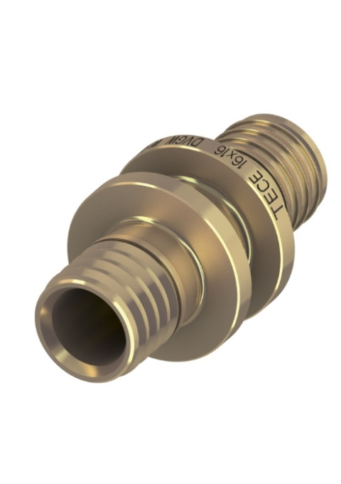 Соединение труба-труба TECEflex 16 x 16 мм, латунь 766016