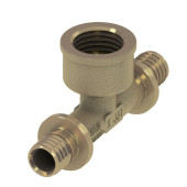 Тройник TECEflex 25 x Rp 1/2" x 25 мм с внутренней резьбой, латунь 769522