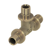 Тройник TECEflex 16 x 16 x 16 мм, латунь 760016