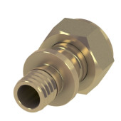 Соединение прямое TECEflex 20 x 1/2" с накидной гайкой, латунь 767575