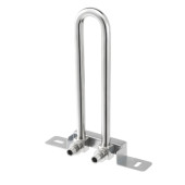 Монтажный узел TECEspring AX для подключения радиаторов, напольный, никелированный 16 x 15 мм Cu 714901S