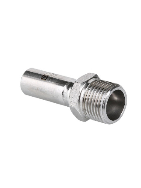 Вставка резьбовая Valtec 15 х 1/2" НР нержавеющая сталь VTi.906.I.001504