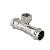 Тройник Valtec 15 мм х 1/2" ВР нержавеющая сталь VTi.932.I.150415