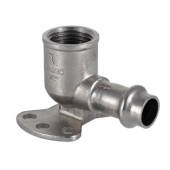 Водорозетка Valtec 15 мм х 1/2" нержавеющая сталь VTi.954.I.001504