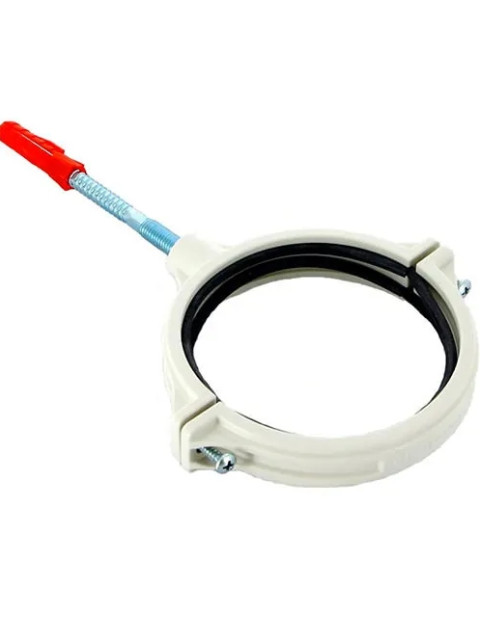 Хомут 110 Sinikon Комфорт Плюс со шпилькой и дюбелем KPP.110.K.D