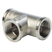 Тройник Stout 1"ВР никелированный SFT-0020-000001