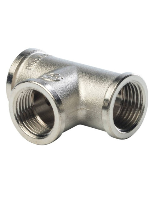 Тройник Stout 1/2" ВР никелированный SFT-0020-000012