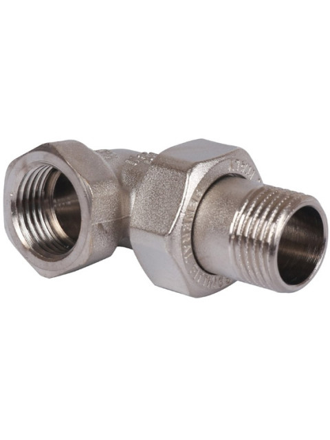 Разъемное угловое соединение (американка) Stout 1/2" ВР/ВН никелированное SFT-0057-000012
