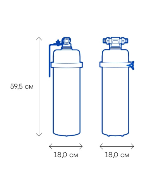 Корпус магистрального фильтра Аквафор Викинг 300 3/4" 211994-1