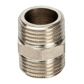 Ниппель Stout НР/НР 1" никелированный SFT-0004-000011