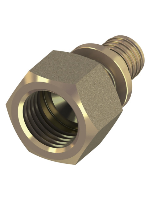 Соединение прямое TECEflex 16 x Rp 1/2" с внутренней резьбой, латунь 765002