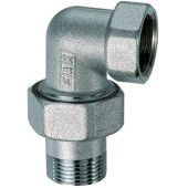 Угловой разъемный фитинг FAR 1/2"(ВР-НР) хром FC 5200 12