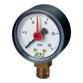 Манометр FAR 1/4" 0-10 бар, радиальное соединение, D50мм FA 2501 R10