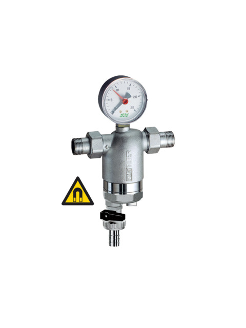 Фильтр FAR 1''(НР-НР) 100 мкм с манометром и магнитной вставкой FA 39F4 1100