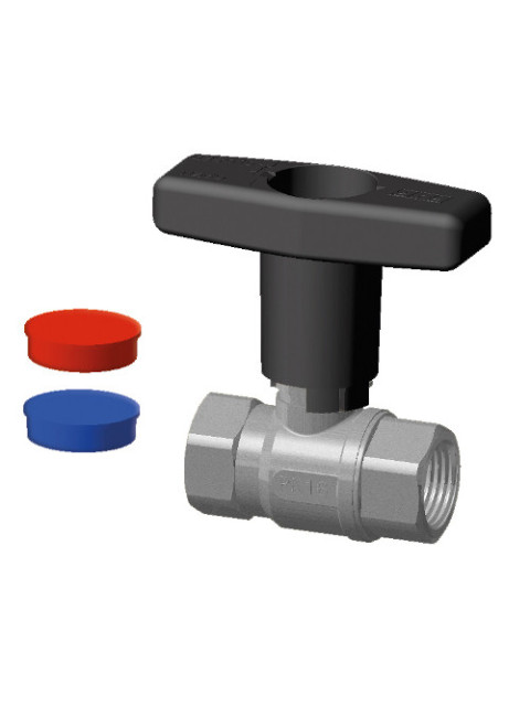 Кран шаровый FAR 1/2"ВР-ВР высокий черный FS 3036 M12C