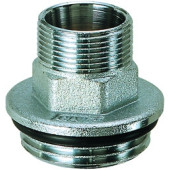 Переходник FAR 1"НР-М24х19 прямой с уплотнением O-ring для коллекторов FK 4300 C1
