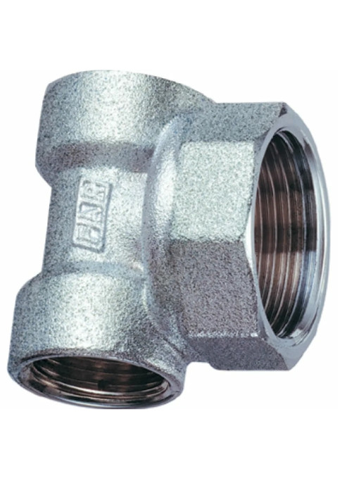 Тройник FAR 1"ВРx1/2"ВРх1/2"ВР для коллекторов хром FK 4060 112