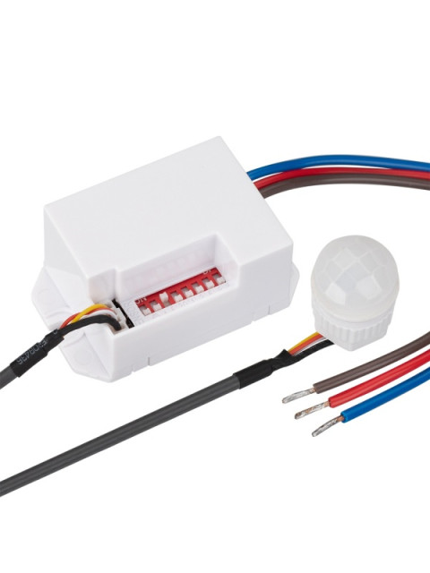 Датчик движения PRIME-PIR-IN-360-230V-MULTI (56x33mm, 800W, IP20) в сантехнишу 027387