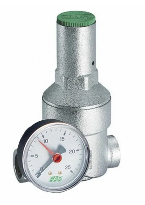 Редуктор давления FAR 3/4"(ВР-ВР) с манометром FA 2855 34