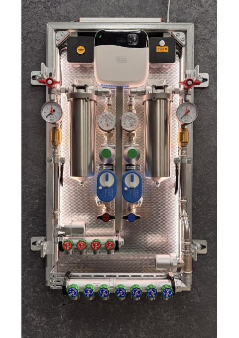 Коллекторный узел в квартиру. Сантехниша "Комфорт 1/2"