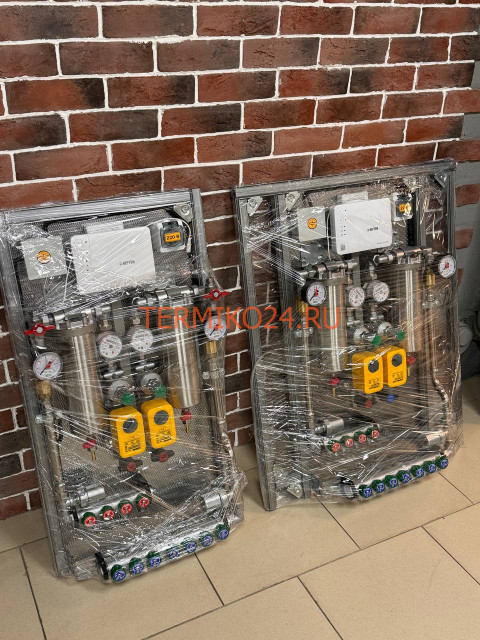 Коллекторный узел в квартиру. Сантехниша "Комфорт 1/2"-4