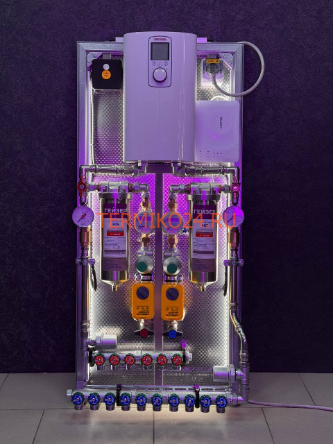 Коллекторный узел в квартиру. Сантехниша "Комфорт+ 1/2"
