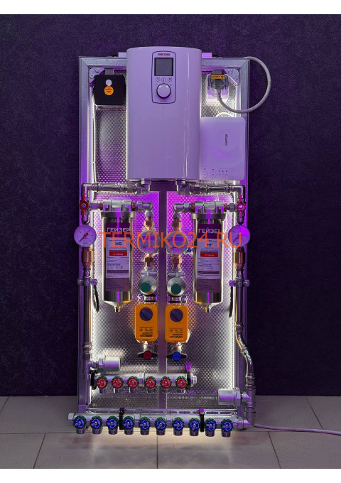 Коллекторный узел в квартиру. Сантехниша "Комфорт+ 1/2"