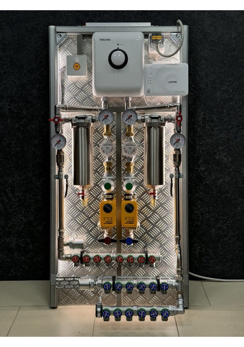 Коллекторный узел в квартиру. Сантехниша "Комфорт+ 3/4"